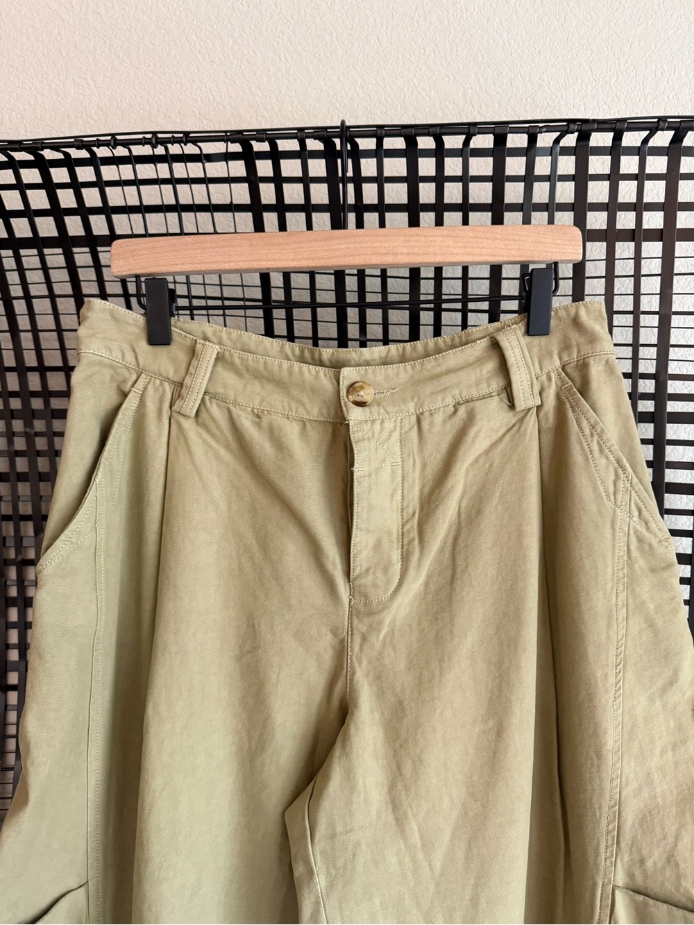 Free people Must Have Wide-Leg Chino Trousers - Picture 4 of 8
